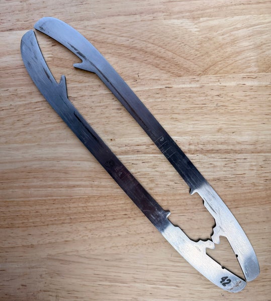 NHL Anaheim Ducks Game Used Bauer LS PULSE SS 280mm Skate Blades / Runners