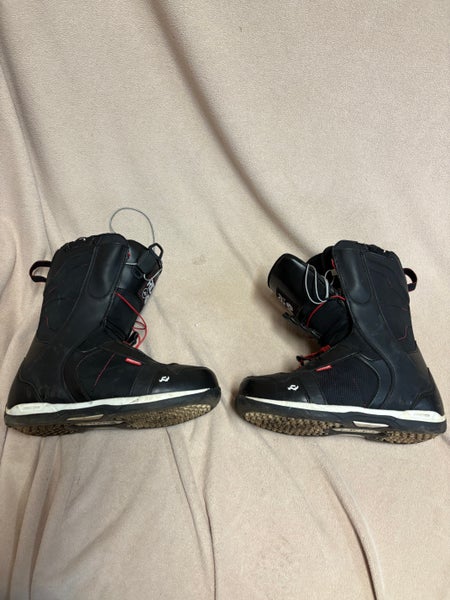 Men's Size M 9.0 (W 10.0) Ride Flight Snowboard Boots All Mountain (Used)