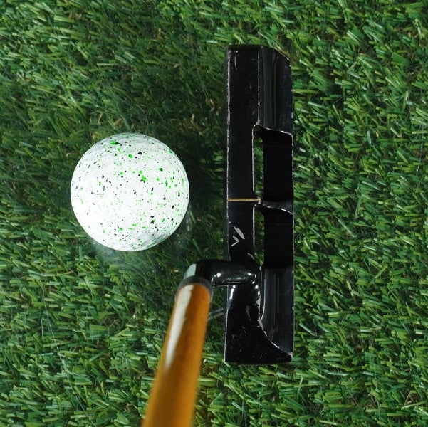 CALLAWAY MF-1 HICKORY STICK PUTTER BLADE 35" WOODEN SHAFT RH ~ VINTAGE, READ!!