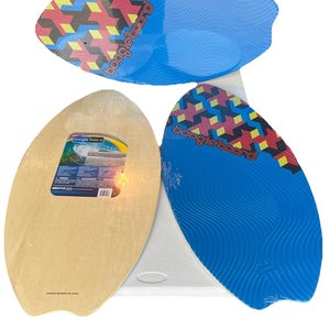 Pack Of 3x Wham-O Skim Board Wooden Surfing Water Body Boogie Board 35.5in NEW