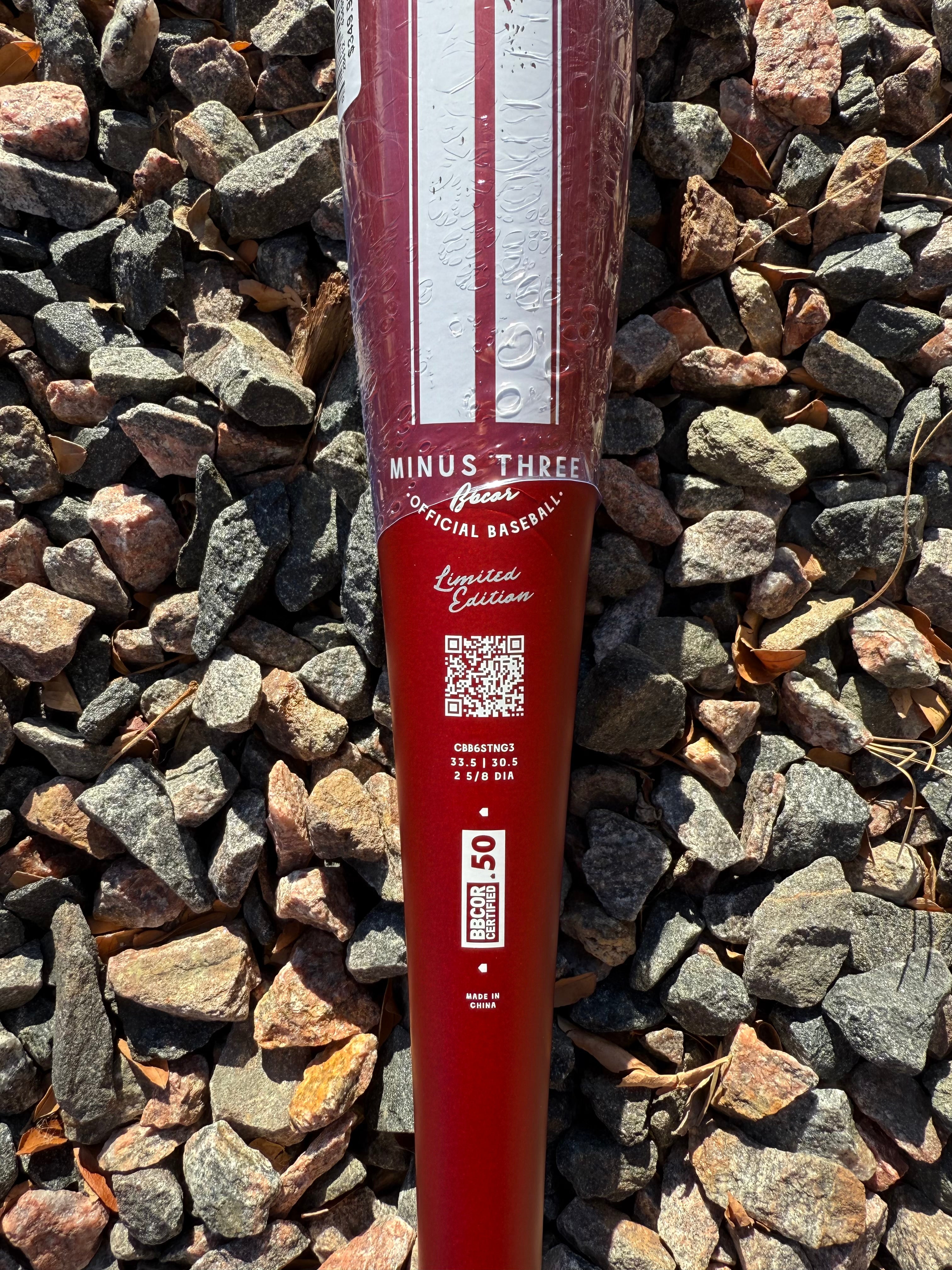 Batte Baseball Combat MFG Spec A1 Stang BBCOR 33" 30oz – Rouge Performance Adulte