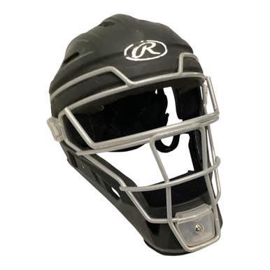 Used Rawlings Catchers Helmet w/Mask Black One Size 11443-S000200700
