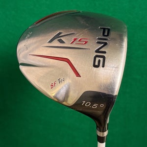 Ping K15 SF Tec Titanium 10.5 Driver Mitsubishi Fubuki Z 50 Graphite Stiff