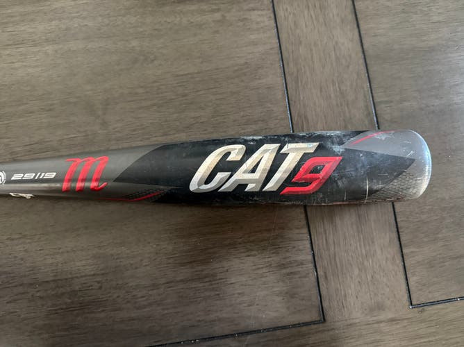 2021 Marucci CAT9 Alloy USSSA Certified Bat (-10) 19 oz 29" (Used)