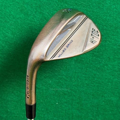 LH TaylorMade Milled Grind Hi-Toe 3 Copper 56-10 56 Sand Wedge KBS Hi-Rev 2.0