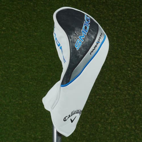 CALLAWAY AI SMOKE PARADYM DRIVER HEADCOVER WHITE / GRAY / BLUE ~ LOOK!!