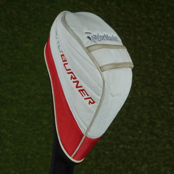 TAYLORMADE AEROBURNER DRIVER HEADCOVER SOCK WHITE / RED / BLACK