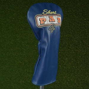 SHORT PAR 4 DRIVER HEADCOVER VEGAS SLOT MACHINE BLUE / ORANGE ~ LOOK!!