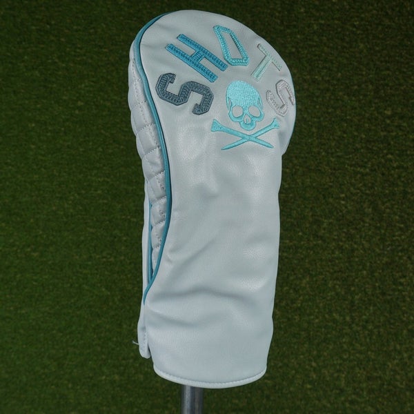 G/FORE SHOTS DRIVER HEADCOVER SKULL & TEES GRAY / TEAL ~ LOOK!!