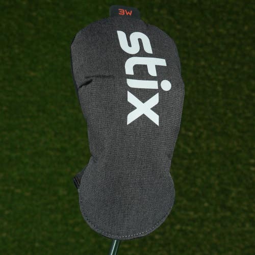 STIX 3 FAIRWAY WOOD HEADCOVER 3W GRAY / WHITE ~ LOOK!!
