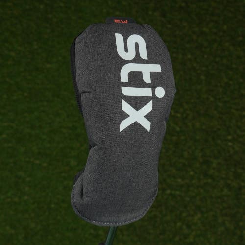 STIX 5 FAIRWAY WOOD HEADCOVER 5W GRAY / WHITE ~ LOOK!!