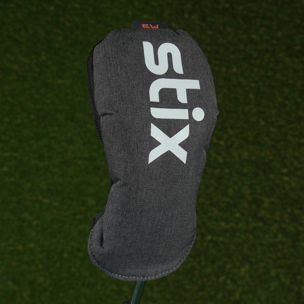 STIX 5 FAIRWAY WOOD HEADCOVER 5W GRAY / WHITE ~ LOOK!!