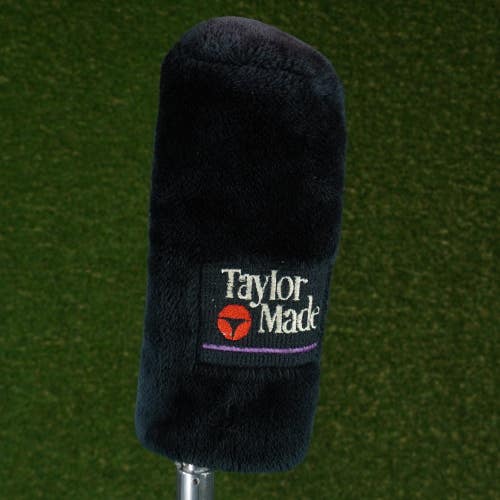 TAYLORMADE 3 FAIRWAY WOOD HEADCOVER 3W BLACK ~ VINTAGE PLUSH!!