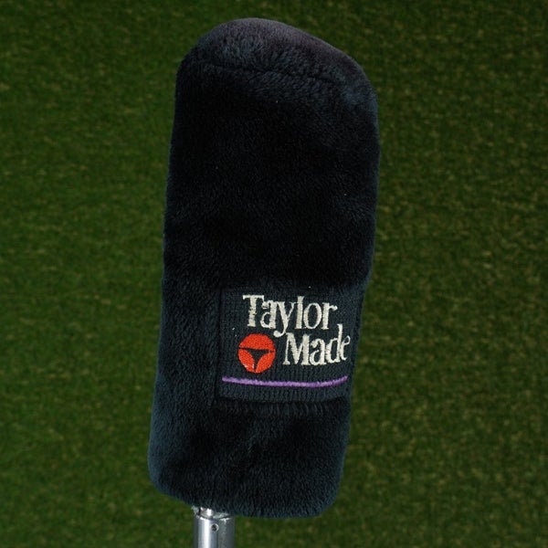 TAYLORMADE 3 FAIRWAY WOOD HEADCOVER 3W BLACK ~ VINTAGE PLUSH!!