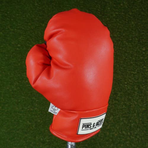 PINS & ACES BOXING GLOVE DRIVER HEADCOVER RED ~ LOOK!!
