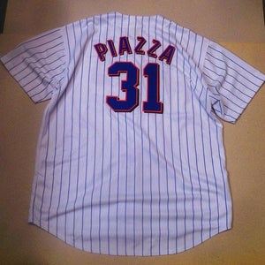 Mike Piazza New York Mets  Baseball Jerseys Russell Size XXL
