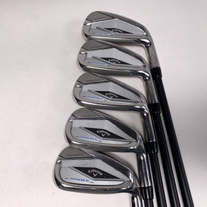 Callaway Paradym Ai Smoke HL Iron Set 5-9 Project X Cypher Sixty 5.5 Mens RH