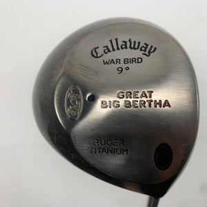 Callaway Original Great Big Bertha Driver 9* BB UL Senior Graphite Mens RH