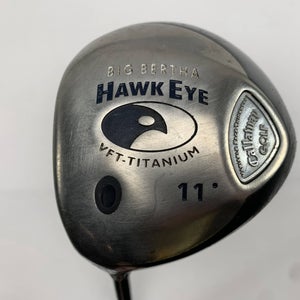 Callaway Hawkeye VFT Driver 11* System 60 Senior Graphite Mens LH