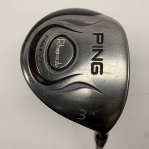 Ping Rhapsody 3 Fairway Wood 18* ULT 129 Ultra Light Ladies Graphite Womens RH