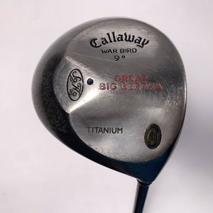 Callaway Original Great Big Bertha Driver 9* Mercury Performance Regular Mens RH
