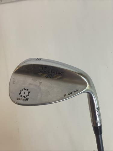 Titleist Vokey SM5 K Grind 58* Wedge With Accra 50i Senior Graphite Shaft