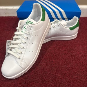 White Men's Adult Adidas Stan Smith Shoes (New) Item#NDSS