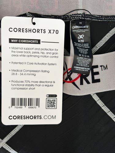 Coreshorts x70 compression new with tag