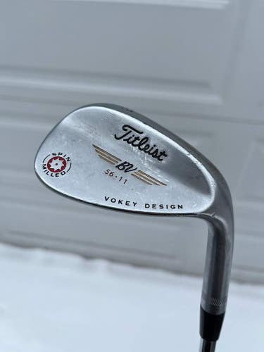 Titleist 2009 Vokey Spin Milled Chrome Sand Wedge 56 / 11 Wedge Flex 35.5
