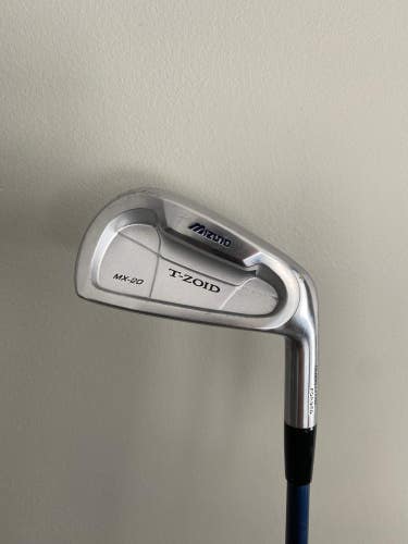 Mizuno T-Zoid MX-20 6-Iron Exsar Blue Stiff Flex 37.5 NICE