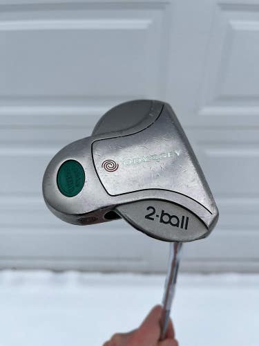 Odyssey White Steel 2-Ball Putter 35