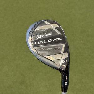 New Cleveland Halo XL 5+ 23* HY-Wood Hybrid,  Aldila Ascent 40 Regular, Cover