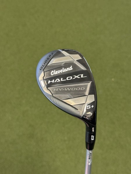 New Cleveland Halo XL 5+ 23* HY-Wood Hybrid, Aldila Ascent 40 Regular, Cover