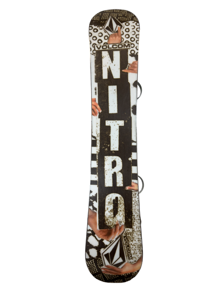 nitro beast x volcom snowboard Ripper Youth 2025 132 Out Rocker profile makes it super forgiving VOLCOM X NITRO BEAST