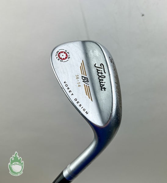 RH Titleist Vokey Design Spin Milled Wedge 56*-14 Wedge Flex Steel Golf Club