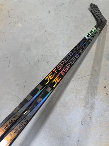 CCM JETSPEED FT7 PRO 2 PACK Pro Stock Hockey Stick Grip P90TM 85 Flex Left 4117