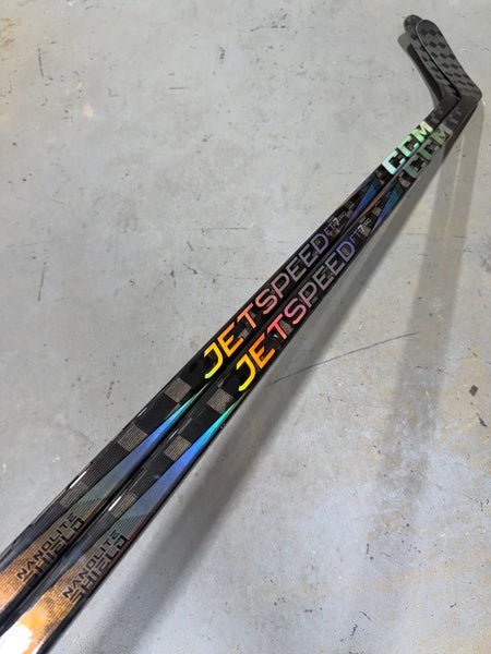CCM JETSPEED FT7 PRO 2 PACK Pro Stock Hockey Stick Grip P90TM 85 Flex Left 4117