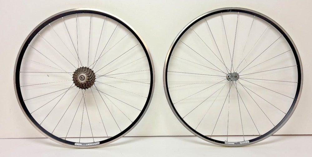 Velocity Aerohead 8-Speed 28-Spoke Aluminum 700C Wheelset Velomax Hubs Dura-Ace