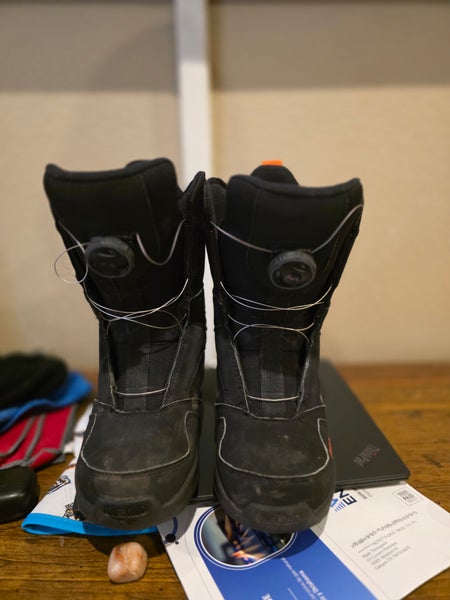 Unisex 4Y (Big Kids / Youth) Thirty Two Kids Boa Snowboard Boots (Used)