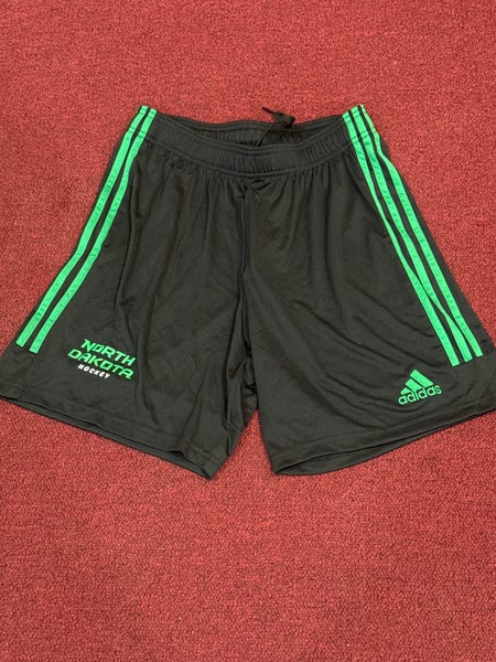 North Dakota Black Medium Adult Unisex Adidas shorts (New) Item#NSGS