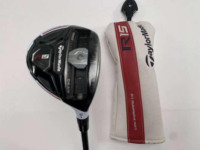 TaylorMade R15 5 Fairway Wood 19* Fujikura Speeder 67 Evolution Stiff Mens RH HC