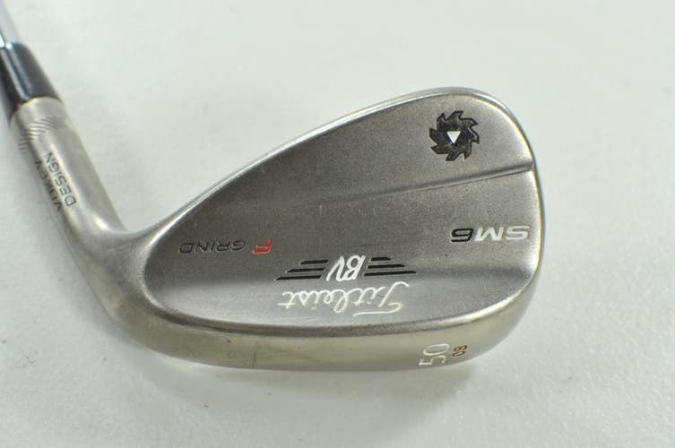 Titleist Vokey SM6 Tour Chrome 50*-08 Wedge Right BV Wedge Flex Steel # 207647