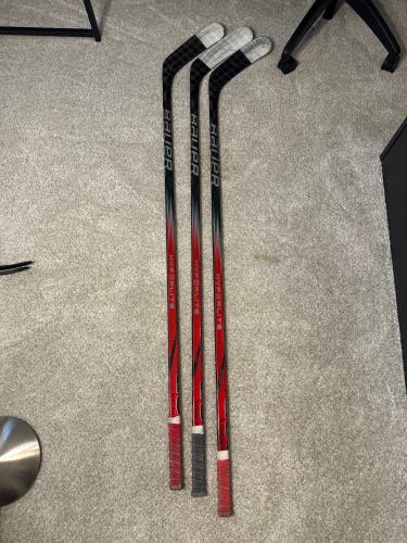 Senior Bauer Vapor Hyperlite 2 Right Handed Hockey Stick 70 Flex Pro Stock (Used)