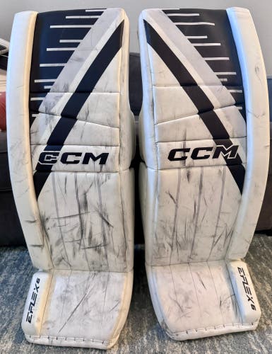 Pro 34" +2 CCM EFlex 6 Goalie Leg Pads (Used)