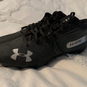Men's Size M 10.0 (W 11.0) Under Armour Low Top Molded Cleats (Used)