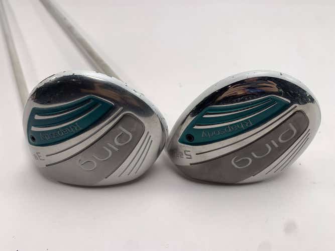Ping Rhapsody 2015 3 & 5 Fairway Wood Set 18* 22* ULT220 Lite Ladies Graphite RH