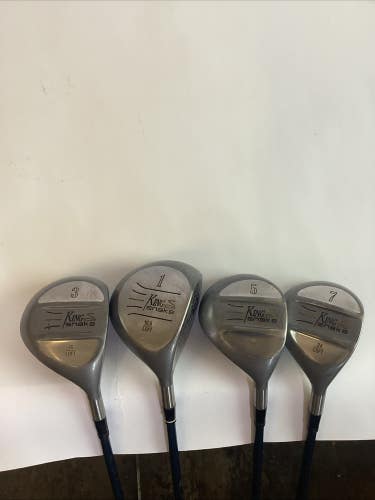 King Snake Fairway Woods Set 1-3-5-7 With Ladies Graphite Shafts