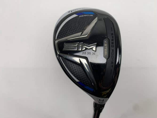 TaylorMade SIM MAX 4 Hybrid 22* Fujikura Ventus Blue 6R Regular Mens RH
