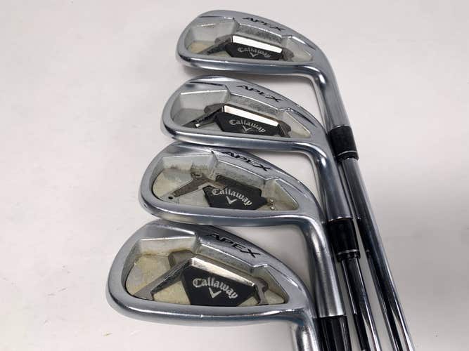 Callaway Apex 21 Iron Set 6-9 True Temper Elevate ETS VSS Stiff Steel Mens RH