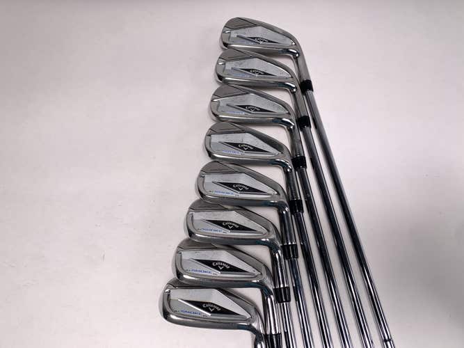 Callaway Paradym Ai Smoke HL Iron Set 5-PW+GW+SW Elevate MPH 85g Stiff RH